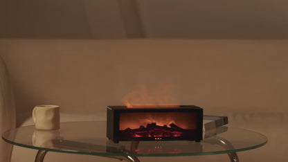 Humidificateur Cheminée à Flamme Réaliste – Purificateur d’Air & Ambiance Cocooning | The Best Moodz